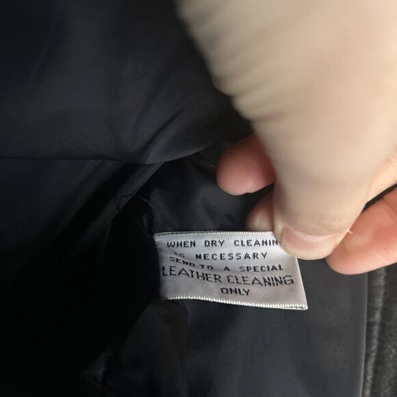 Vintage Motorcycle Harley Davidson Leather Jacket Double Riders D Pocket Men’s L - Picture 6 of 16